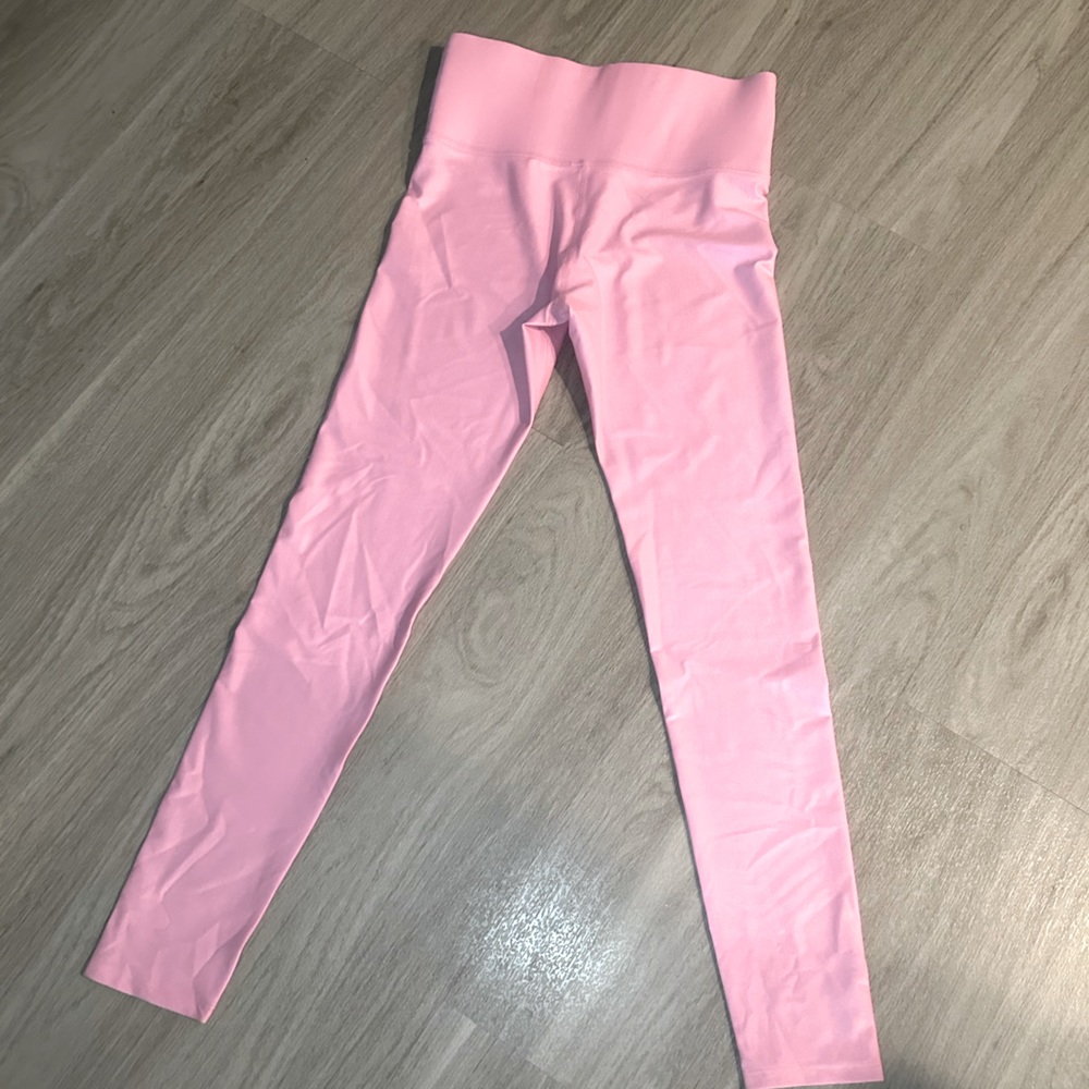 Pink yoga pants